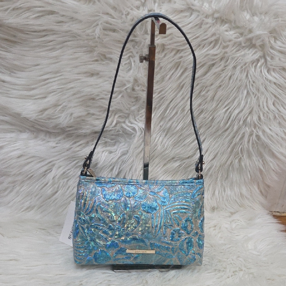 💙🔹️Brahmin 🔹️Blue Serenity  Sonic Lorelei  Genuine Leather  Shoulder Bag - Picture 3 of 13